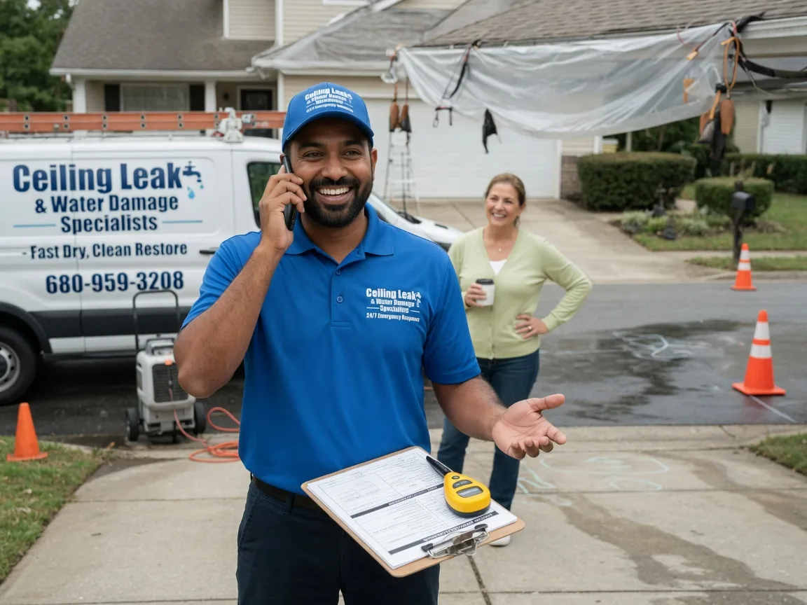 Ceiling Leak Cleanup Carterville, IL FAQs